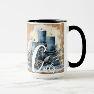 Alphabet de Noël Personnalisable Mug