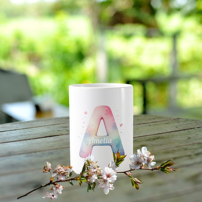 Alphabet Dream - Custom 'A' Wassercolor Tasse (Von Creator hochgeladen)