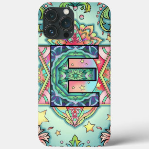 Alphabet E mandala Case-Mate iPhone Hülle