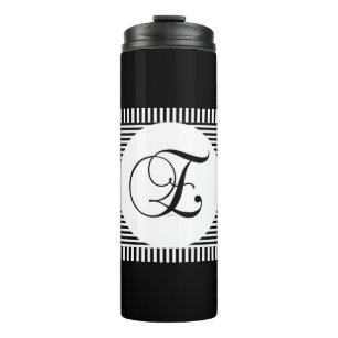 ALPHABET E MONOGRAM THERMOSBECHER