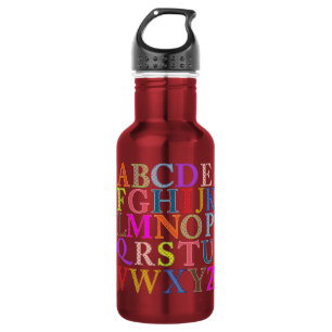Alphabet Edelstahlflasche