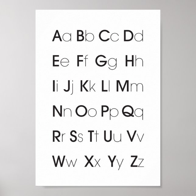 Alphabet Educational Poster (Vorne)