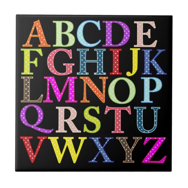 Alphabet Fliese (Vorderseite)