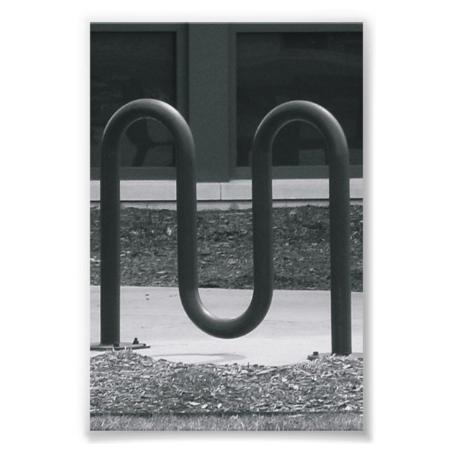 Alphabet Fotografie M1 Schwarz und Weiß 4x6 (Vorne)