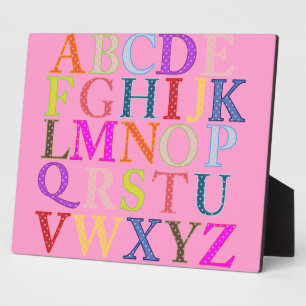 Alphabet Fotoplatte