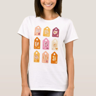 Alphabet Frauen T-Shirt
