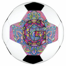 Alphabet G mandala Fußball