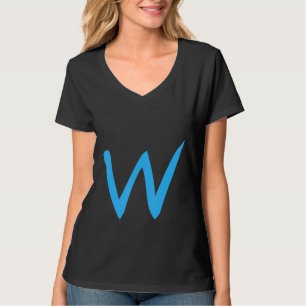 Alphabet Handgeschriebener Brief W T-Shirt
