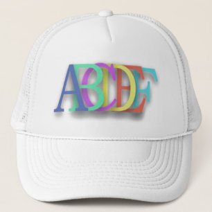 Alphabet Hat Truckerkappe