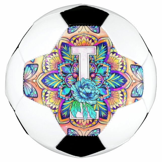 Alphabet I mandala Fußball (Vorderseite)