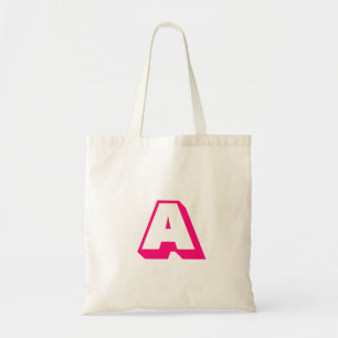 Alphabet-Initial-Monogramm anpassen, personalisier Tragetasche