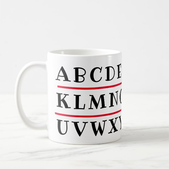 Alphabet  kaffeetasse (Links)