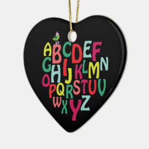 Alphabet Keramik Ornament