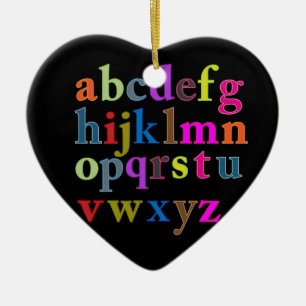Alphabet Keramikornament