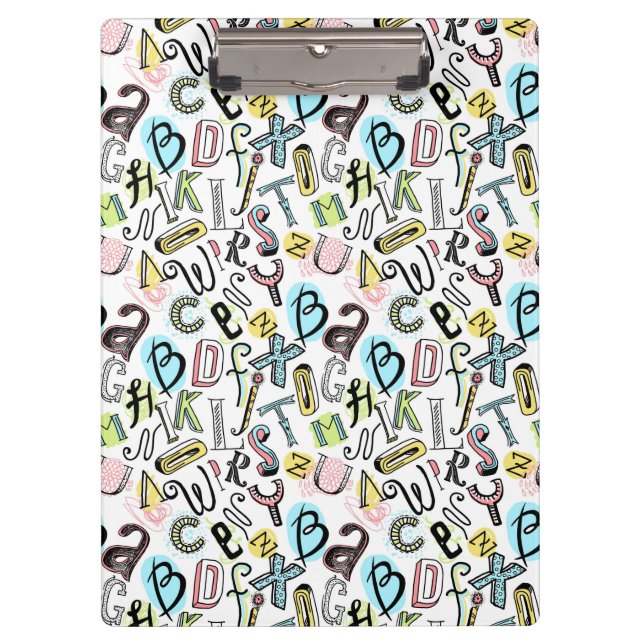 Alphabet Klemmbrett (Vorderseite)