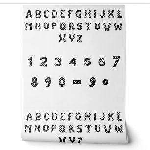 Alphabet Kunst Fettformatierung Tapete
