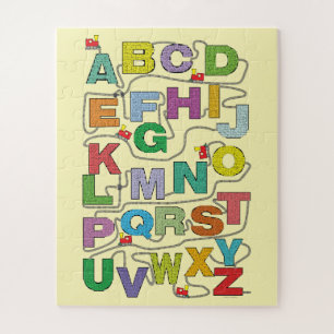 Alphabet-Labyrinth-Rätsel Eisenbahn