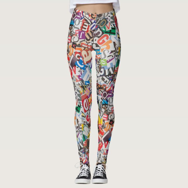 ALPHABET LEGGINGS (Vorderseite)