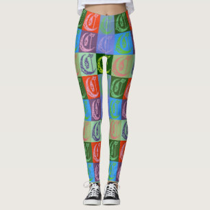 Alphabet Leggings pour femmes