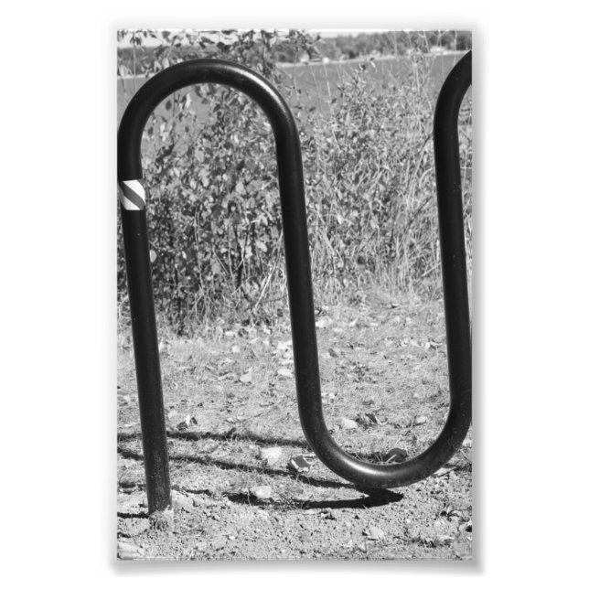 Alphabet Letter Fotografy N1 Black and White 4x6 Fotodruck (Vorne)