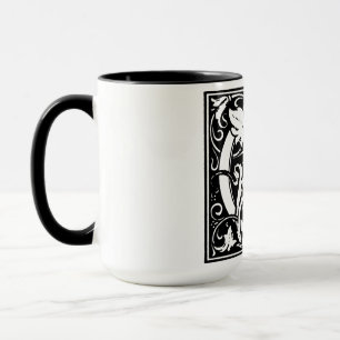 Alphabet Letter G über die Tasse im Renaissancesti