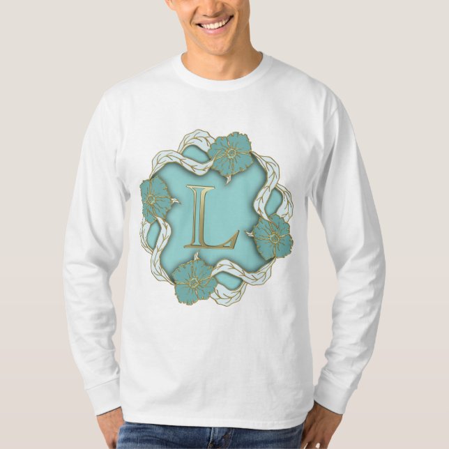 Alphabet Letter Initial T-Shirt (Vorderseite)