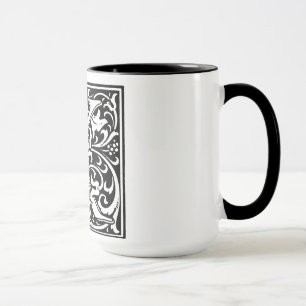 Alphabet Letter K on Tasse