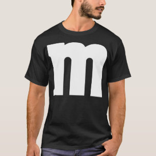 Alphabet Letter M Kleinbuchstabe m T-Shirt