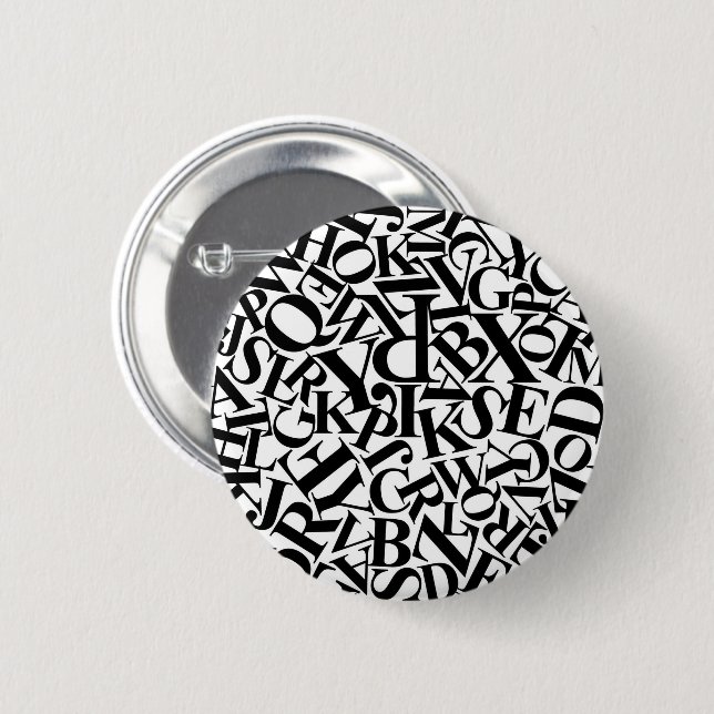 Alphabet Letters Button (Vorne & Hinten)
