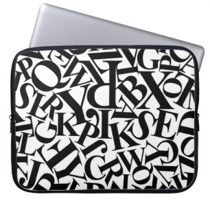 Alphabet Letters Laptopschutzhülle