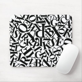Alphabet Letters Mousepad