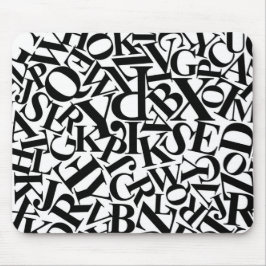 Alphabet Letters Mousepad