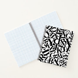 Alphabet Letters Notizbuch