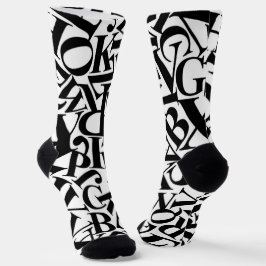 Alphabet Letters Socken