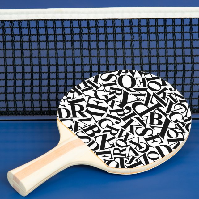 Alphabet Letters Tischtennis Schläger (InSitu)