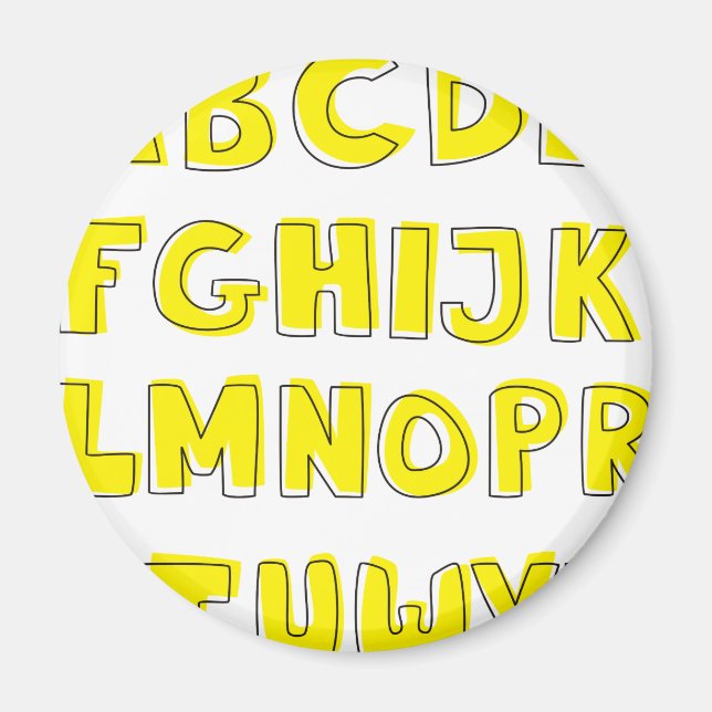 Alphabet Magnet (Vorne)