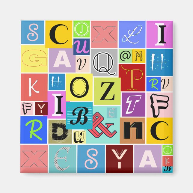 Alphabet Magnet (Vorne)