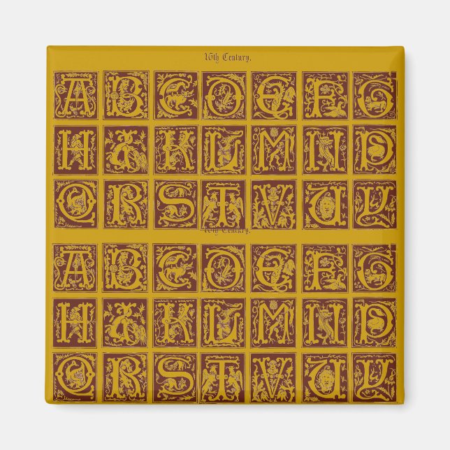 Alphabet Magnet (Vorne)