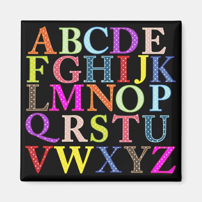 Alphabet Magnet (Vorne)