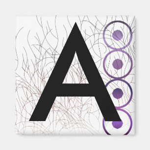 Alphabet-Magneten: A Magnet