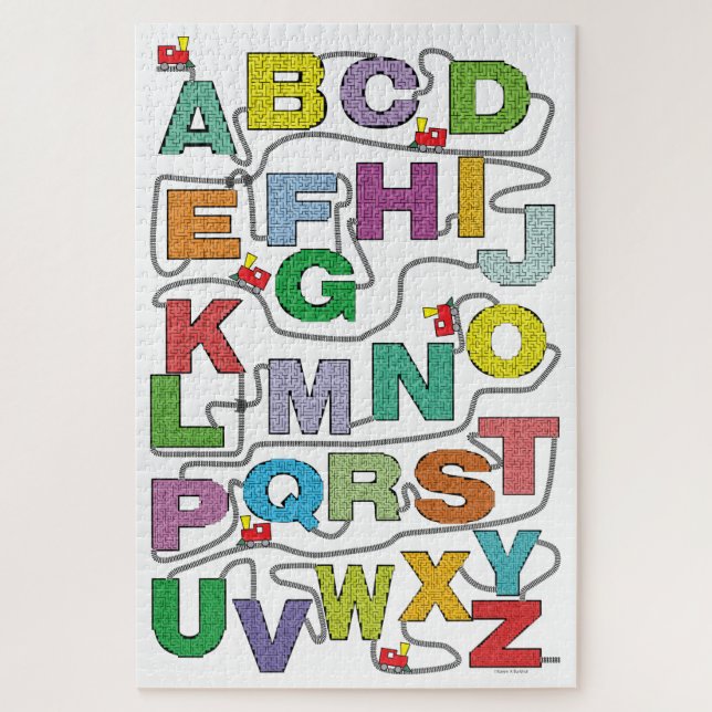 Alphabet Maze Puzzles Bahn (Vertikal)