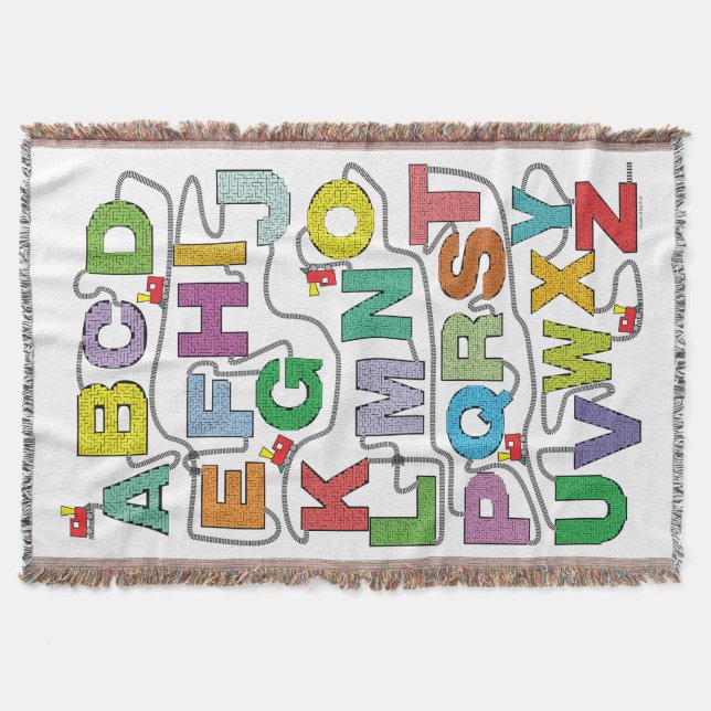 Alphabet Maze Puzzles Bahn Decke (Vorderseite)