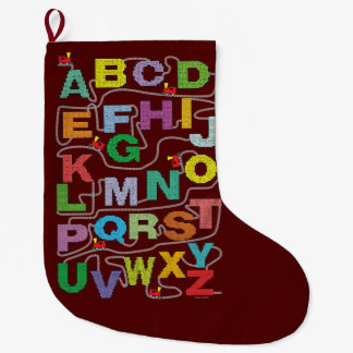 Alphabet Maze Puzzles Bahn Großer Weihnachtsstrumpf