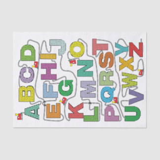 Alphabet Maze Puzzles Bahn Seidenpapier