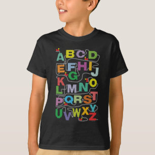 Alphabet Maze Puzzles Bahn T-Shirt