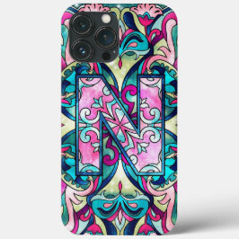 Alphabet N mandala Case-Mate iPhone Hülle