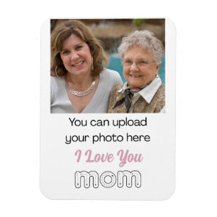 Alphabet-Nachzeichnung für Mama, personalisiertes  Magnet