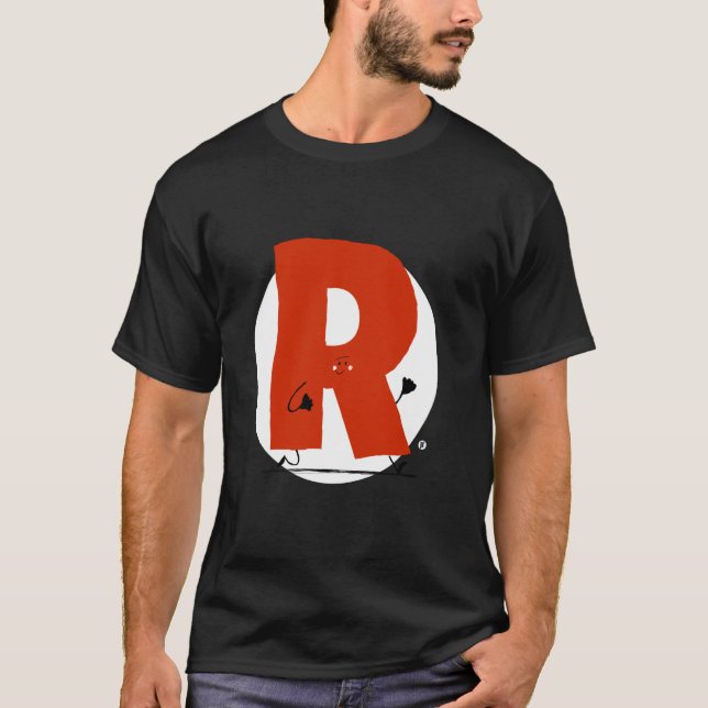 Alphabet - Nice Letter R. T-Shirt (Vorderseite)