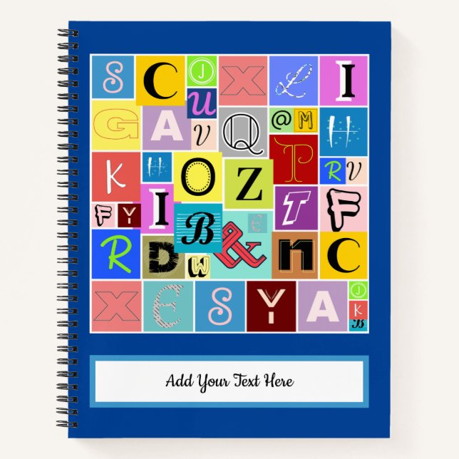 Alphabet Notizbuch (Vorderseite)