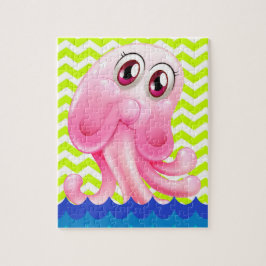 Alphabet O Pour Puzzle Octopus Avec Boîte Cadeau